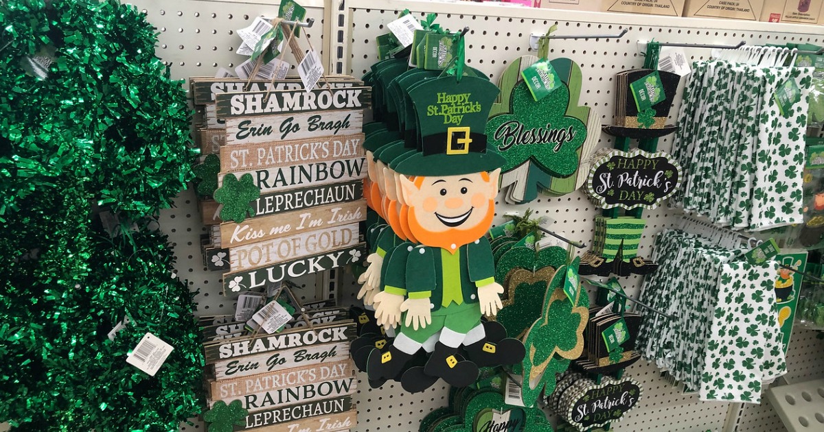 St Patrick S Day Decor Only 1 Each At Dollar Tree Hip2save