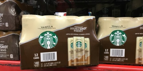 Starbucks Doubleshot Energy Coffee 12-Pack Only $22 Shipped Or Less on Amazon
