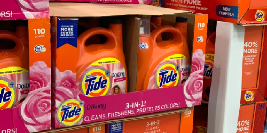 HUGE Tide w/ Downy Laundry Detergent 149oz Bottle Only $14 Shipped on Amazon + More