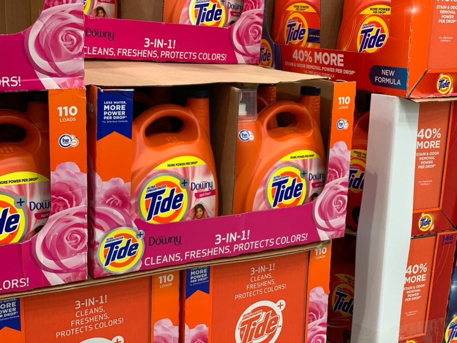 HUGE Tide w/ Downy Laundry Detergent 149oz Bottle Only $14 Shipped on Amazon + More