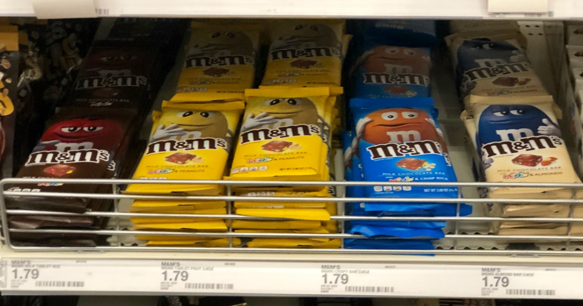 Over 50 Off New M&M’s Chocolate Bars at Target