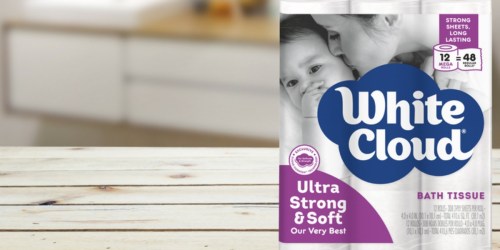 Amazon: White Cloud Strong & Soft MEGA Roll Toilet Paper 48-Pack Only $32 Shipped