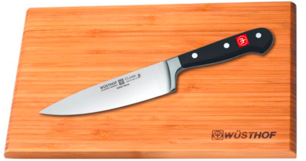 Wüsthof Classic 6″ Cook’s Knife w/ Bamboo Cutting Board Only $39.88 (Regularly $60)