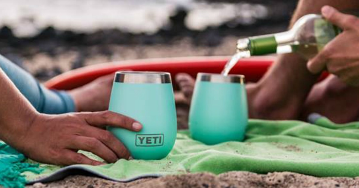 These YETI tumblers are on sale now for Prime Day! Get them while they're  (still!) hot at the link in bio!