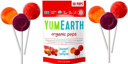 Amazon: YumEarth Organic Lollipops 50-Pack Only $4.79 Shipped