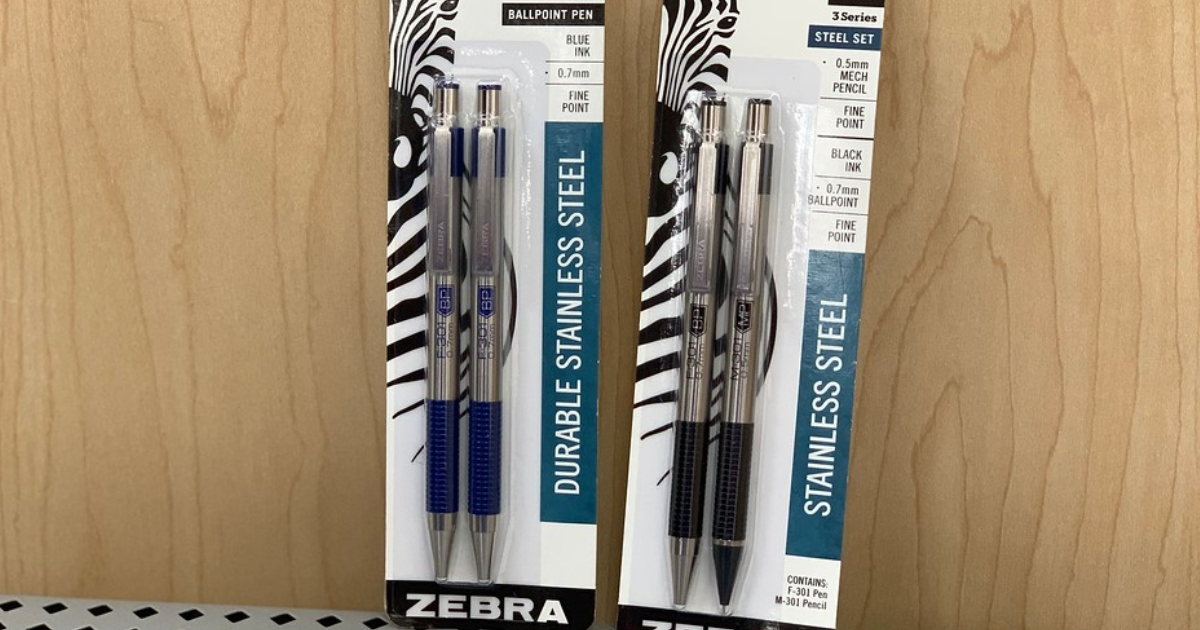Rare $3/2 ZEBRA Stainless Steel Writing Instruments Coupon = Nice Savings at Walmart & Target