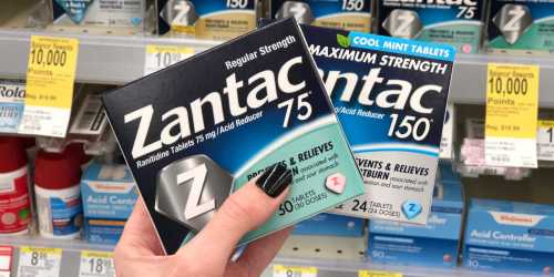Zantac Acid Reducer Only $1.74 Per Pack After Walgreens Rewards