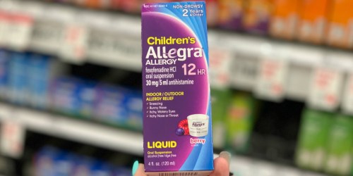 Children’s Allegra Allergy Liquid Only $6.79 at Target (Regularly $11) – Just Use Your Phone