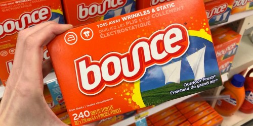 Bounce Dryer Sheets 240-Count Only $4.96 Shipped at Amazon
