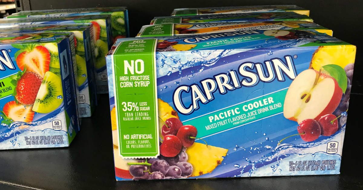 Capri Sun Pacific Cooler 10Pack Drinks Only 1.58 Shipped.