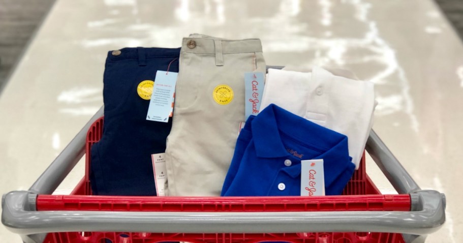 $10 Off $40 Target Cat & Jack Uniform Purchase (Stacks w/ Sale Prices)