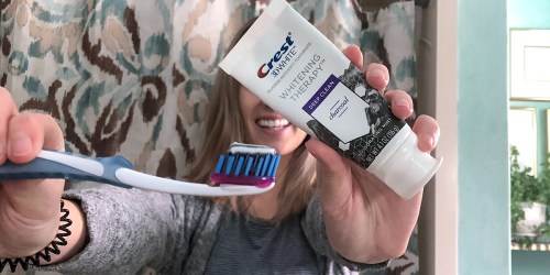 Whiter Teeth + Less Mess = A Serious Charcoal Toothpaste Win!