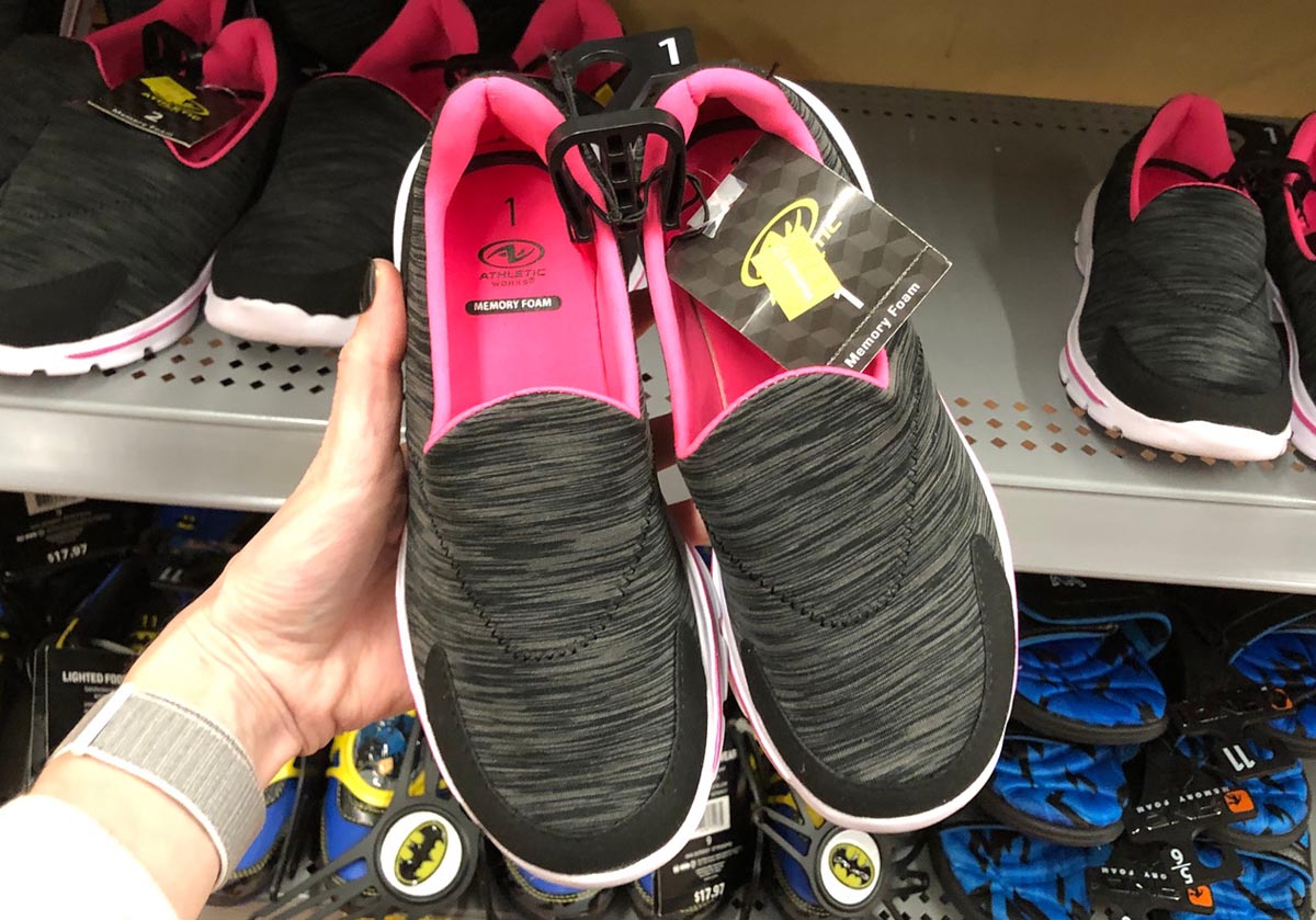 walmart danskin memory foam shoes