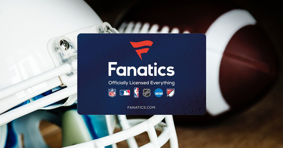 $50 Fanatics eGift Card Only $37