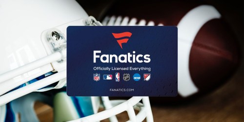 $50 Fanatics eGift Card Only $37