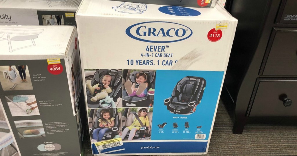 box of graco 4ever carseat