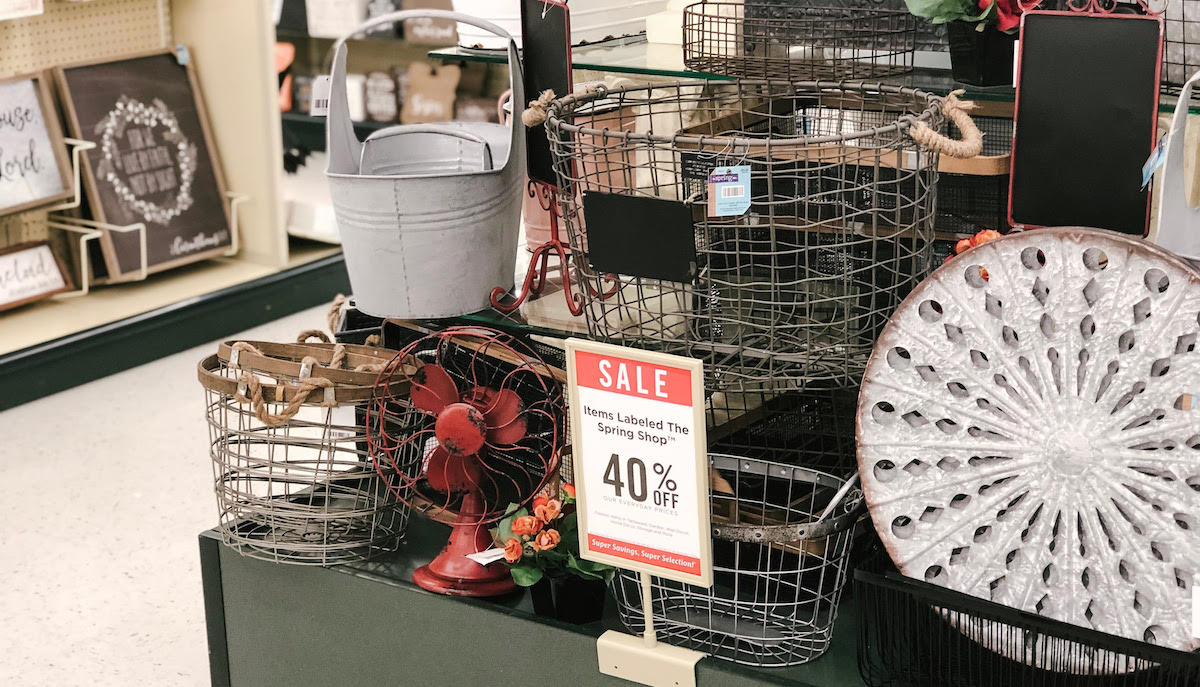 hobby lobby rustic western red fan and western decor wire baskets