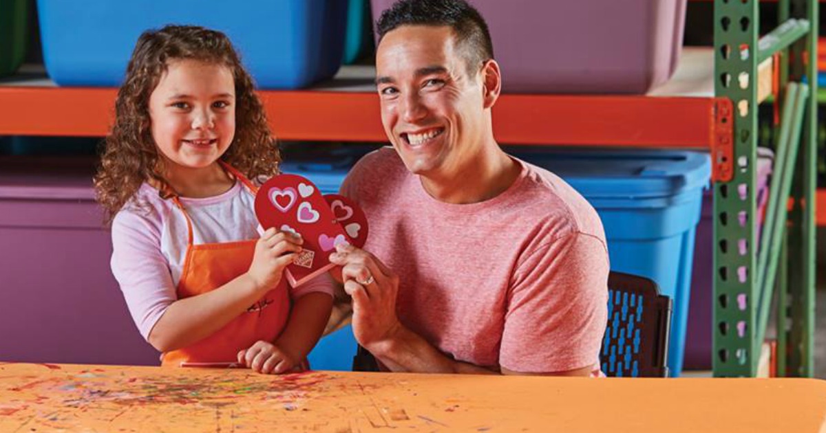 HOME DEPOT KIDS WORKSHOP Kit PROJECT HEART CANDY BOX Pin and Certificate