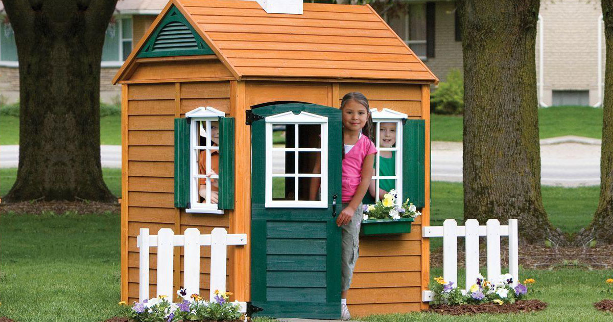 KidKraft Wooden Playhouse Only 374 94 Delivered Regularly 450   Kidkraft Playhouse 