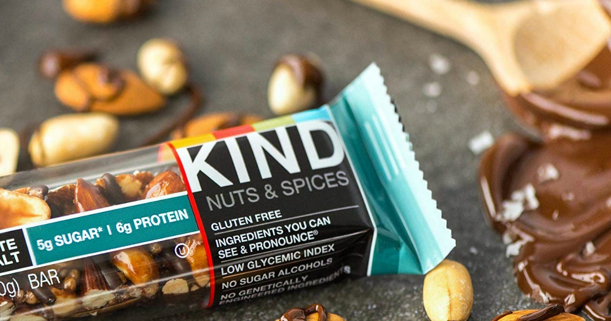 Amazon KIND Dark Chocolate Nuts & Sea Salt 12Pack Only 10.94 Shipped