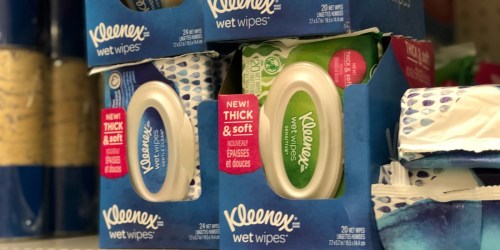 Kleenex Wet Wipes Just 49¢ After Cash Back at Target