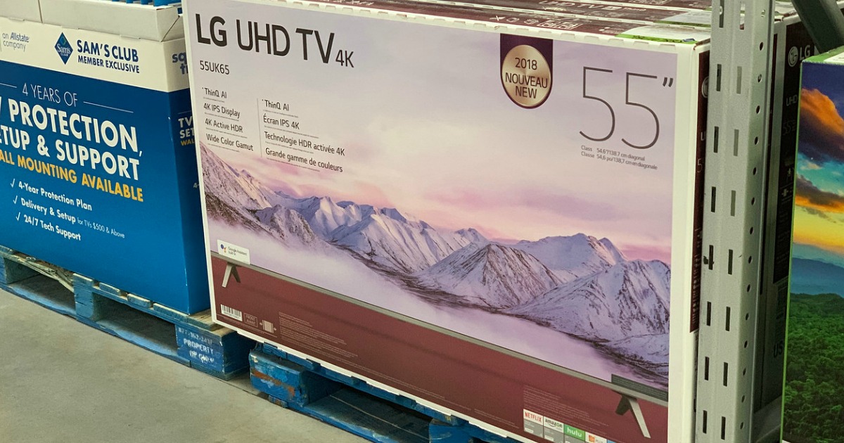 Sam's Club LG 55" 4K Smart TV Only 349 Shipped & More