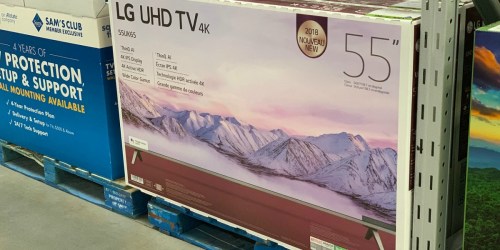 Sam’s Club: LG 55″ 4K Smart TV Only $349 Shipped & More