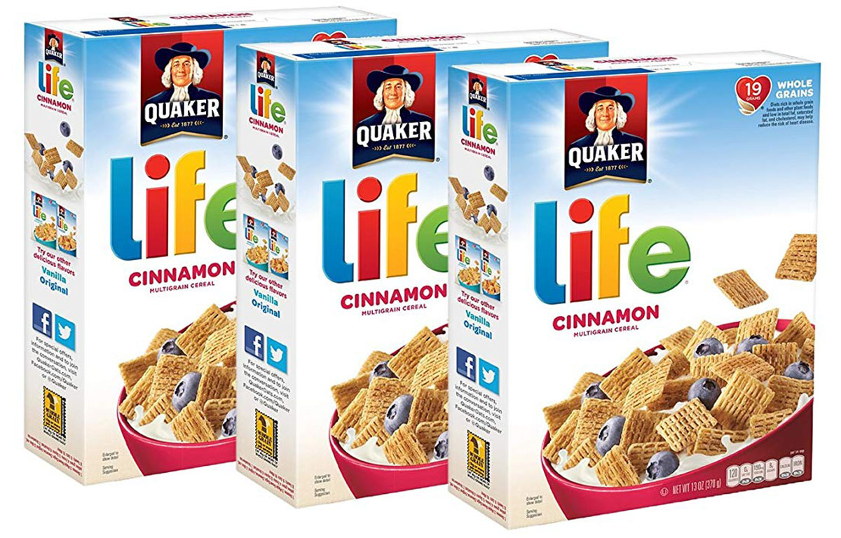 life cereal boxes