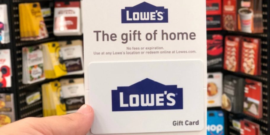 Discounted Gift Cards on Amazon | Lowe’s, DoorDash, Red Robin, & More