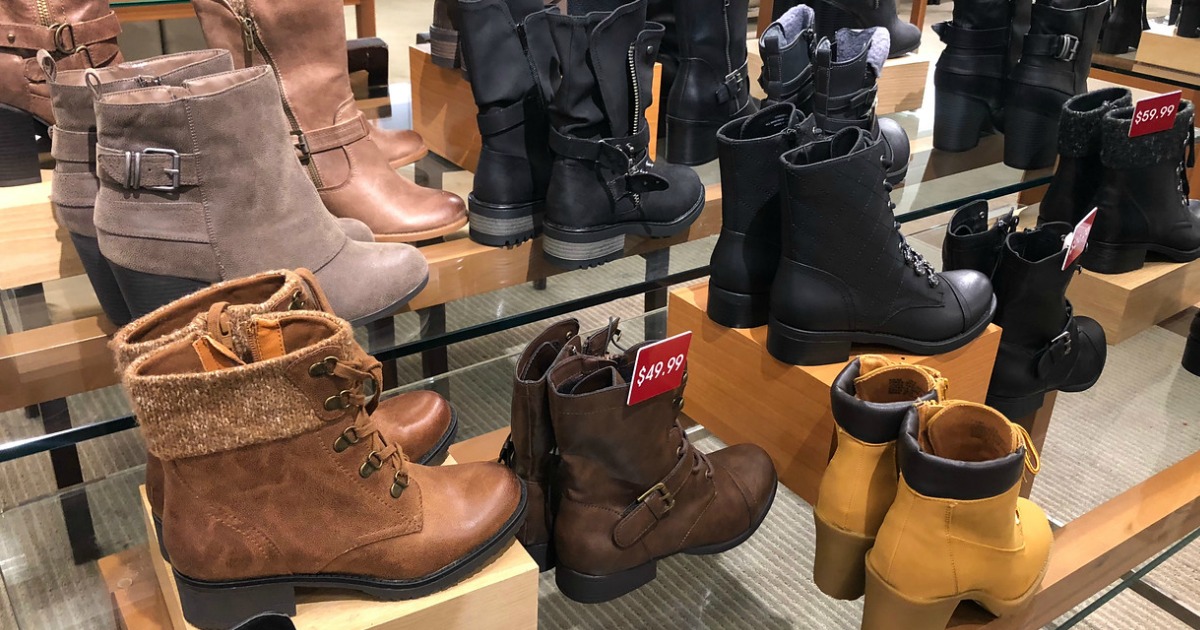 macy's shoe sale womens boots
