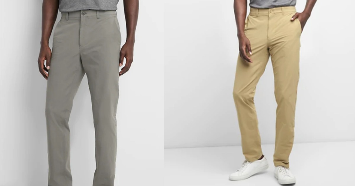 hybrid khakis in slim fit with gapflex