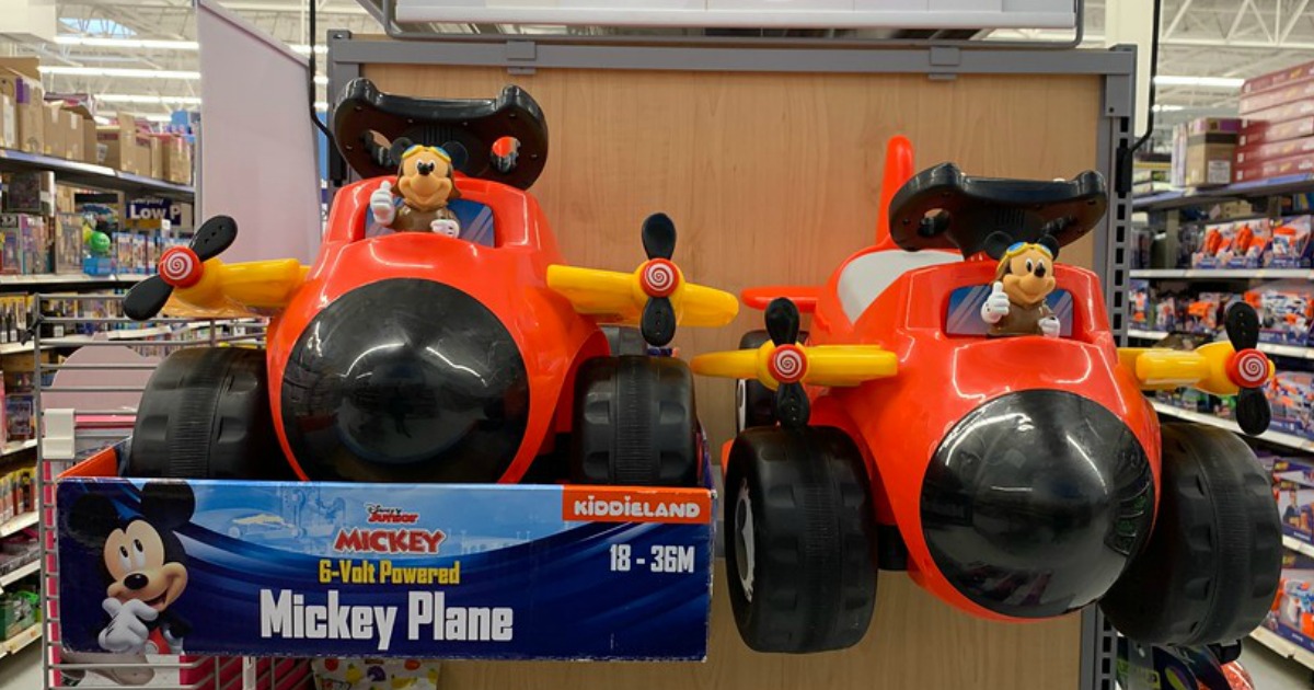 Disney Ride On Plane Toys Possibly Just 15 At Walmart Regularly 60 