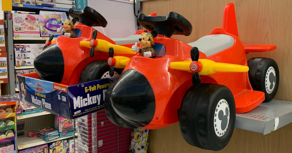 Disney RideOn Plane Toys Possibly Just 15 at Walmart