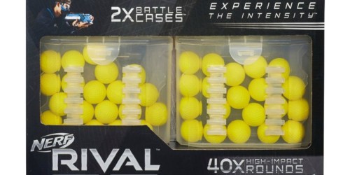 Nerf Rival Round Refill 40 Count Pack Only $3.99 (Regularly $20) at Best Buy