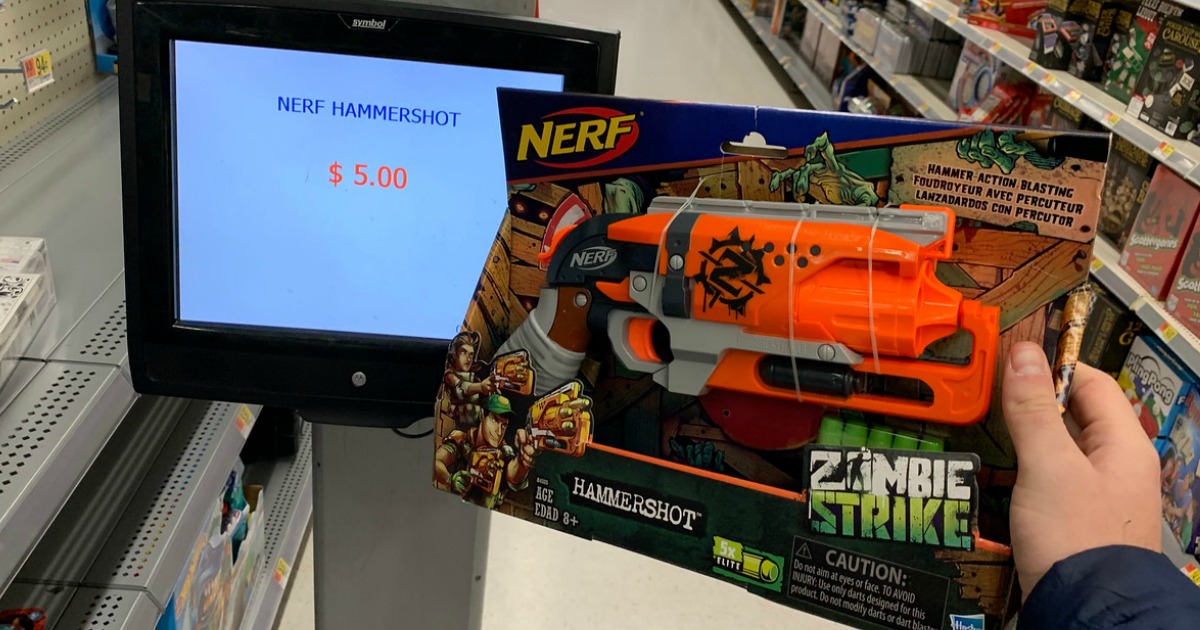 nerf zombie hammershot