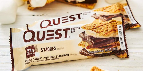 Quest S’Mores Protein Bars 12-Pack Only $16.51 Shipped on Amazon (Reg. $30)