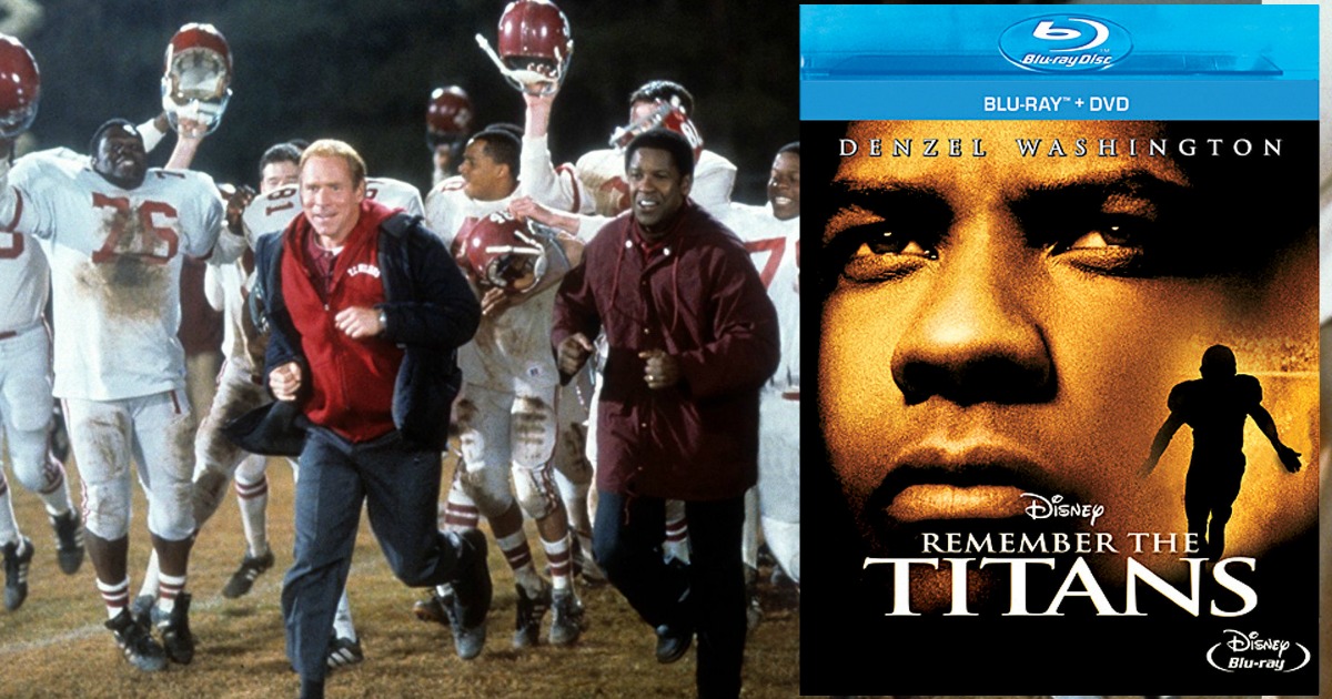 Remember the Titans Bluray + DVD as Low as 4.99 (Regularly 15)
