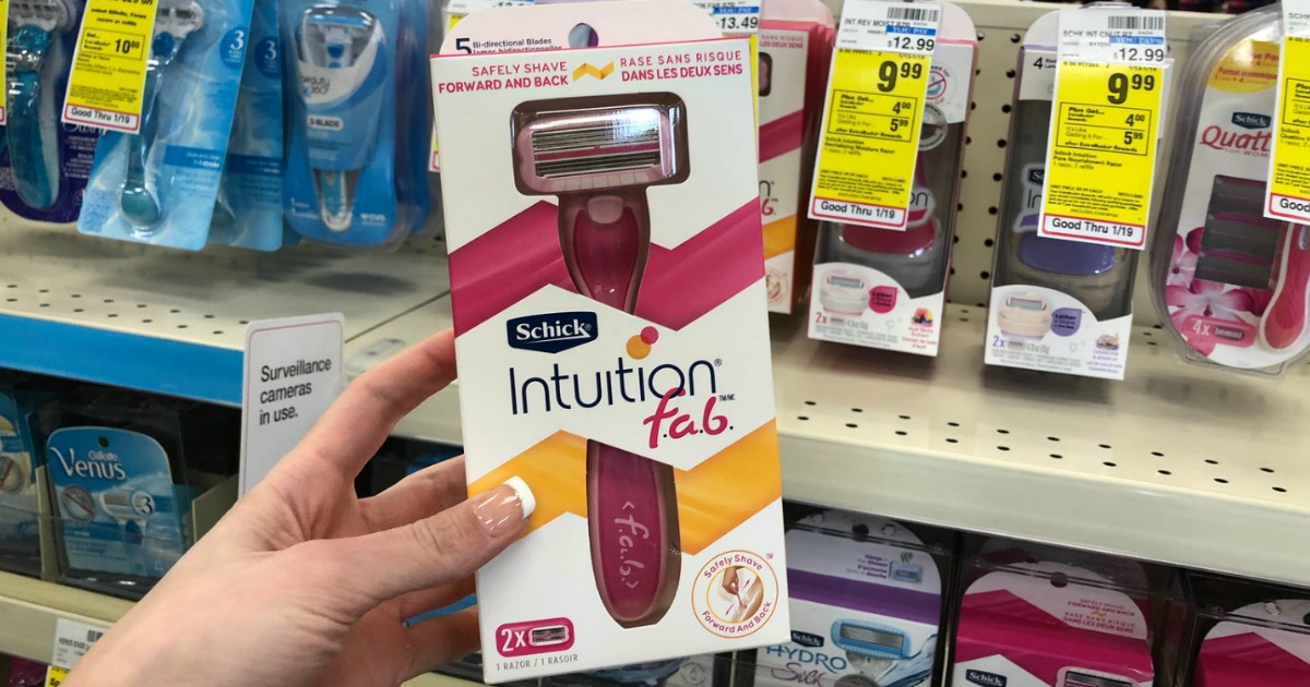 Up to 85 Off Schick Women's Razors After CVS Rewards (InStore & Online)