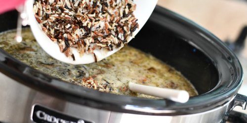 This Slow Cooker Wild Rice Soup is Cozy and Delicious