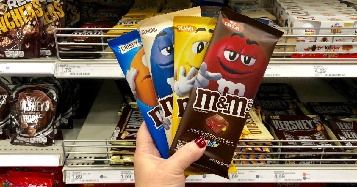 New 1/2 M&M's Chocolate Bars Coupon = 84¢ Each at Target