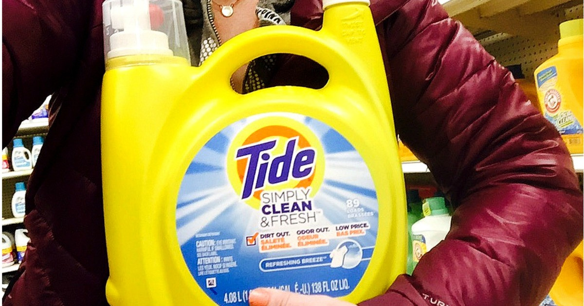 Tide Simply Clean & Fresh Refreshing Breeze Liquid Laundry Detergent 128oz