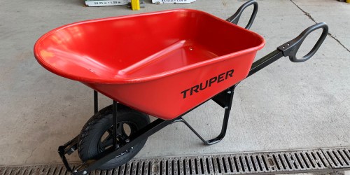 Lowe’s: Truper Steel Wheelbarrow Possibly Only $17.49 (Regularly $70)