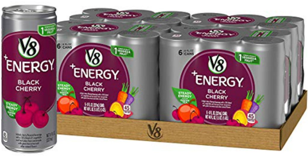 one can with cases in the background of v8 energy black cherry