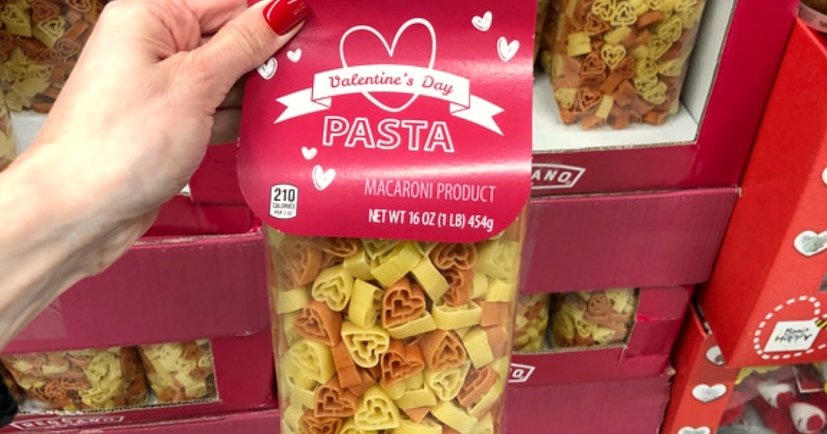 valentines day pasta hearts