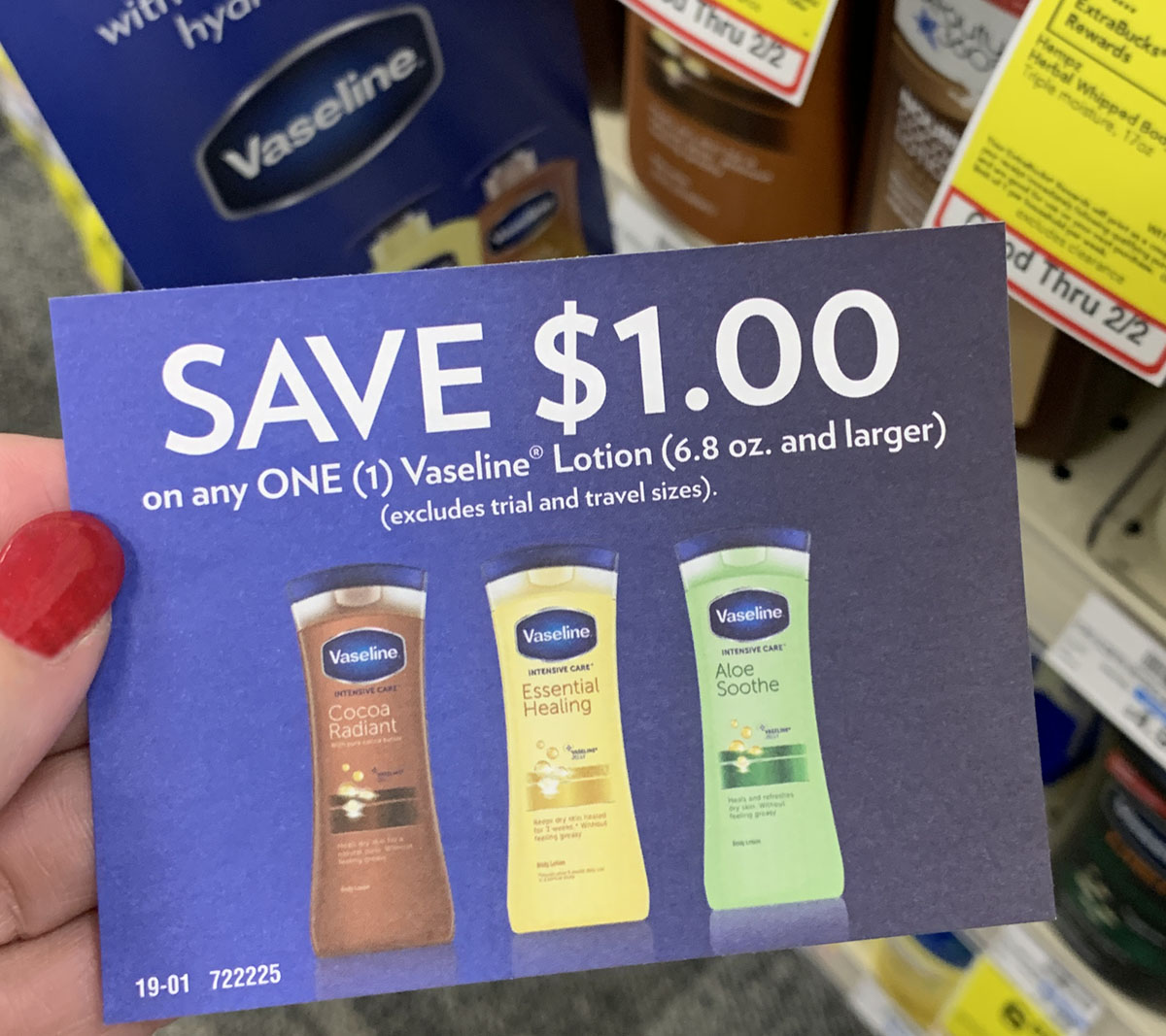 $1 off coupon for Vaseline Lotion