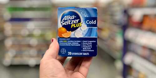 Alka-Seltzer Plus Cold Medicine w/ Pain Reliever 20-Count Just $2.46 Shipped at Amazon