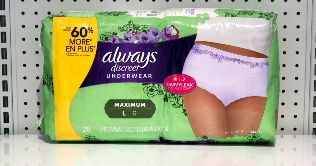 package of adult underwear on she