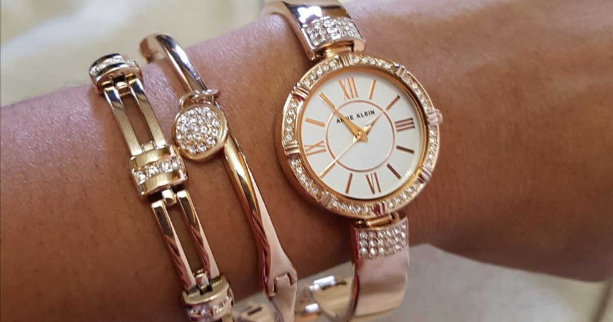 mk watch and bracelet set