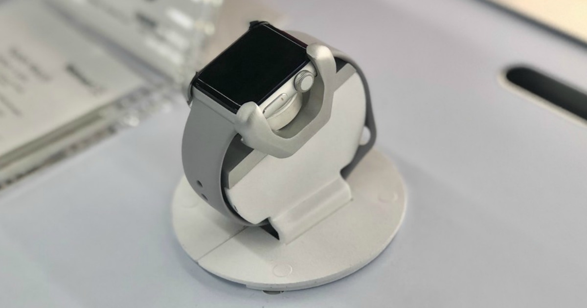 apple watch on a display