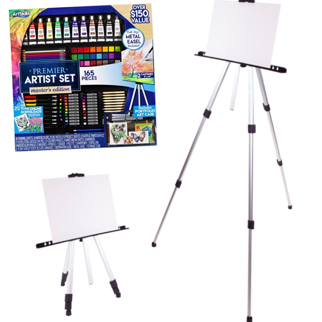 ArtSkills 165 Piece Premier Artist Set, Master Edition with Collapsible  Easel - Sam's Club